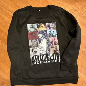 Taylor Swift The Eras Tour Black Sweater